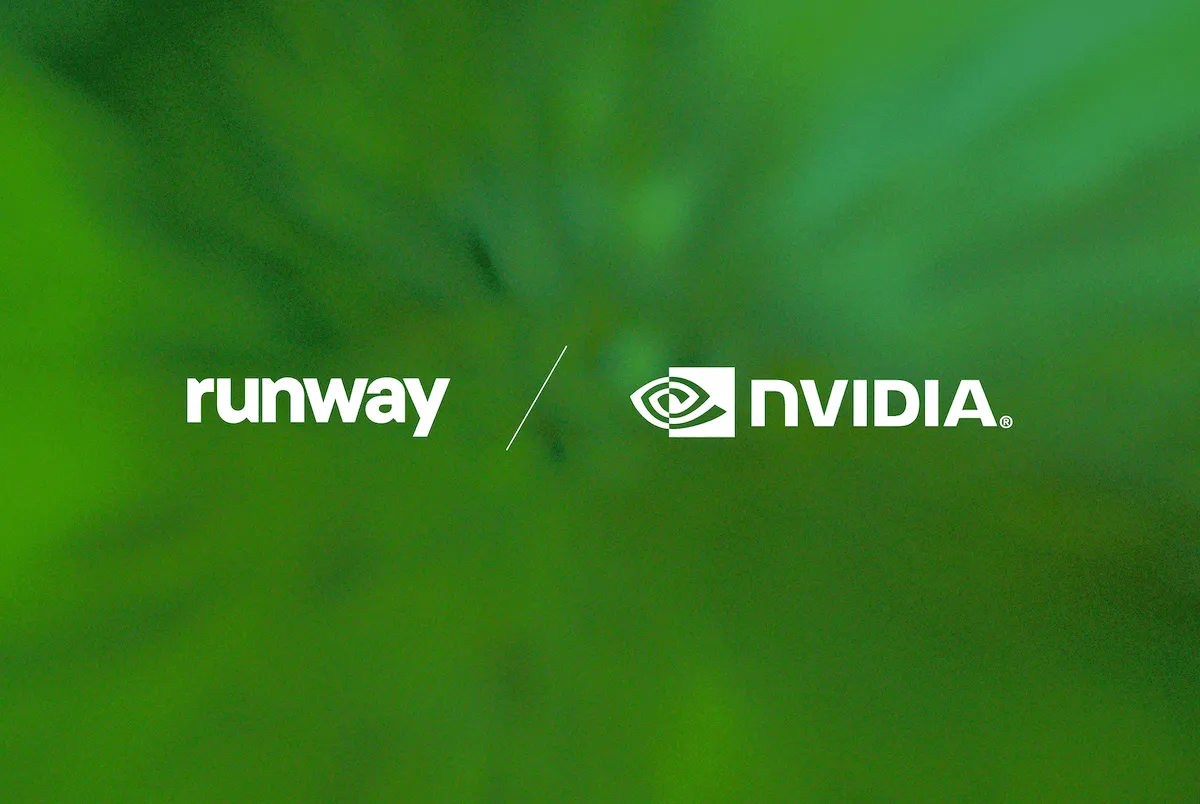 Runway AI brand asset featured on runwayml.com