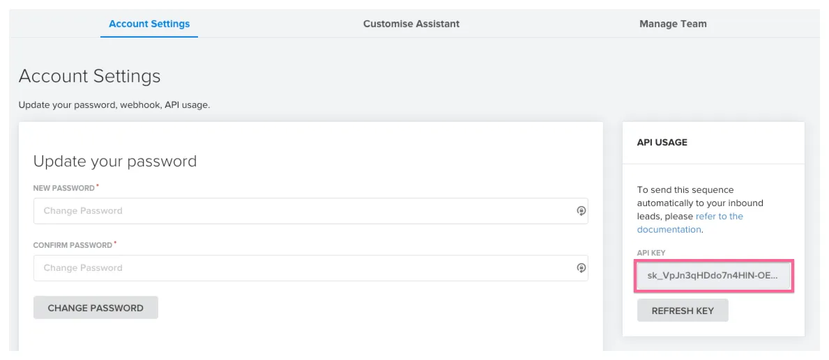 Saleswhale brand asset featured on docs.saleswhale.com