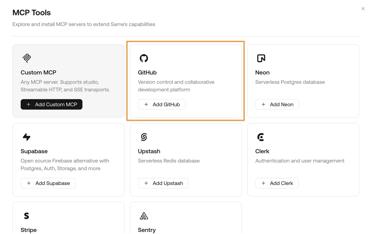 Same brand asset featured on docs.same.new
