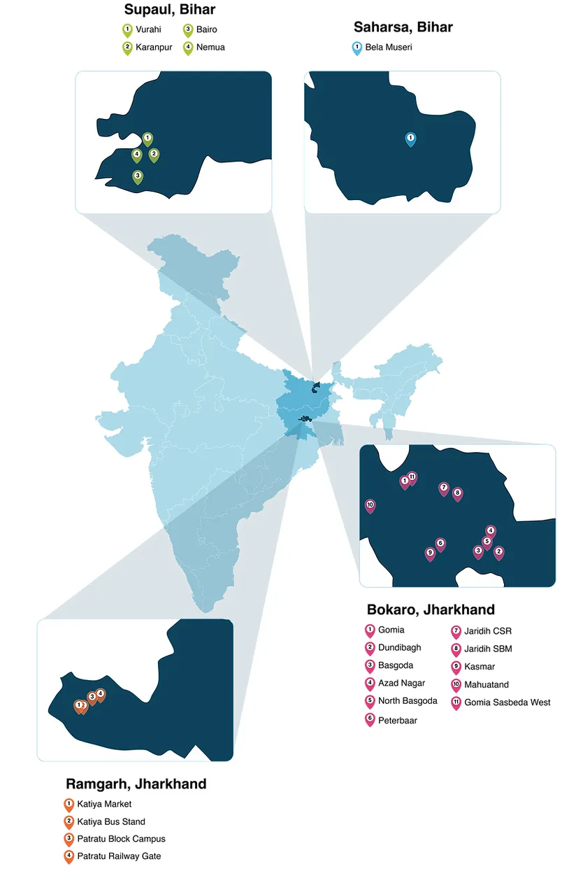 Sanitation and Health Rights in India (SHRI) brand asset featured on sanrights.org