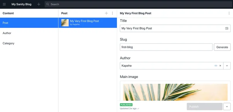 Sanity brand asset featured on sanity.io