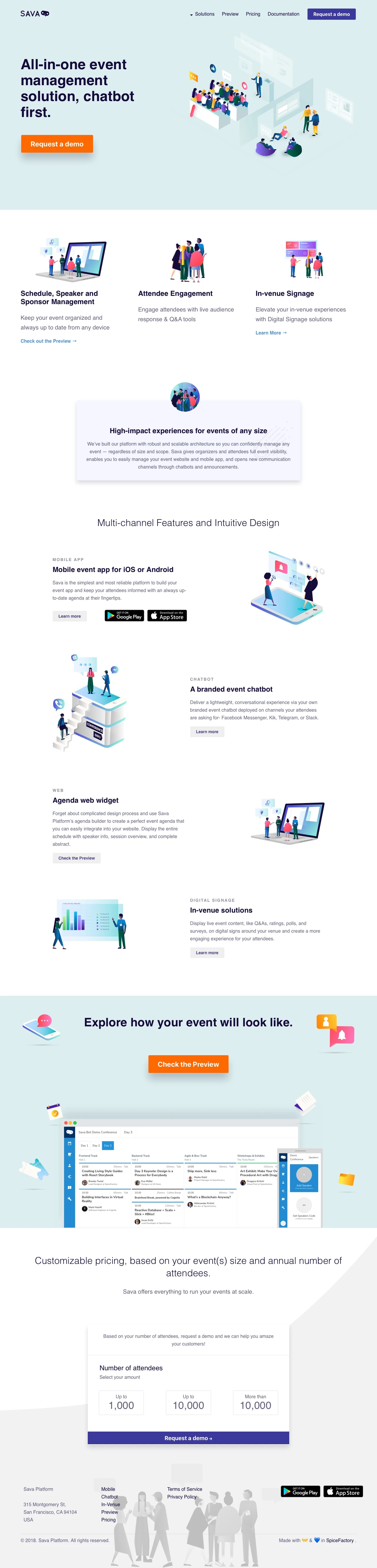 Sava brand asset featured on lapa.ninja