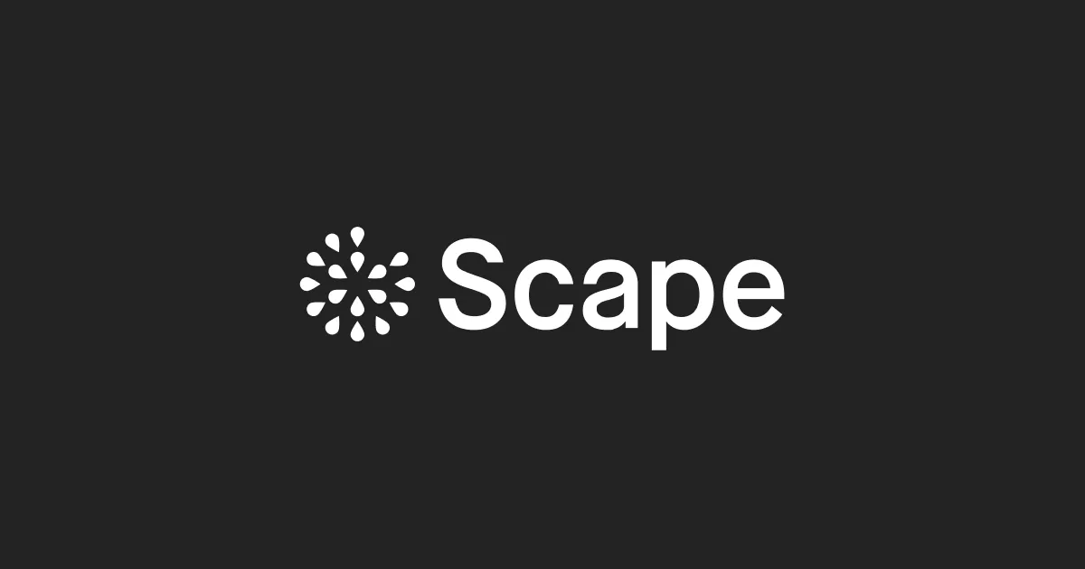 Scape brand asset featured on scape.app