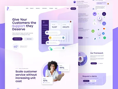 ScopeAI brand asset featured on dribbble.com