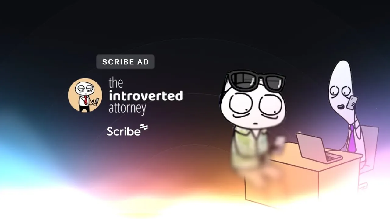 Scribe brand asset featured on youtube.com