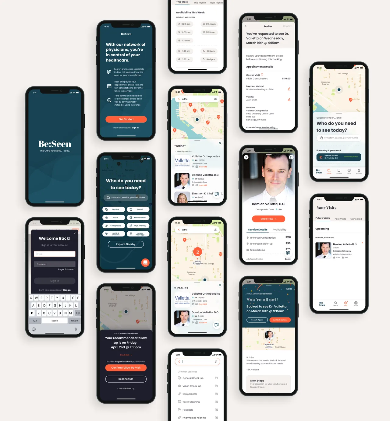 Seen Health brand asset featured on bobbybray.design