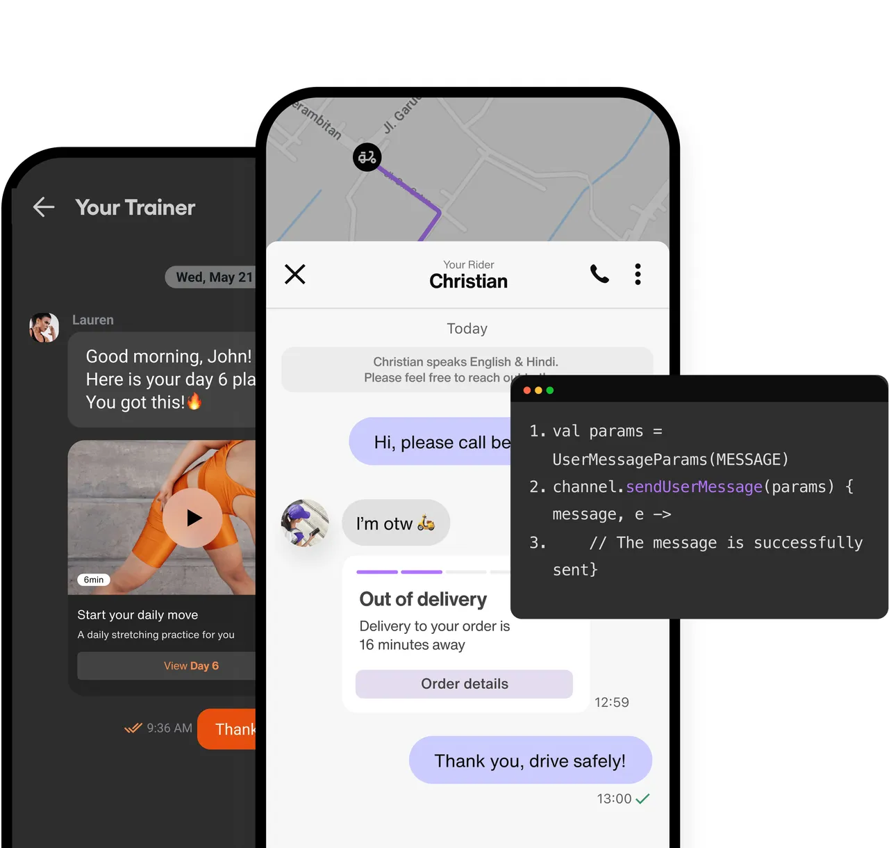 Sendbird brand asset featured on sendbird.com