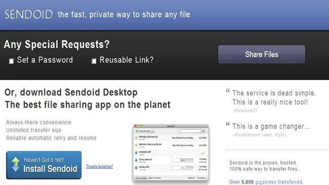 Sendoid brand asset featured on xatakamovil.com