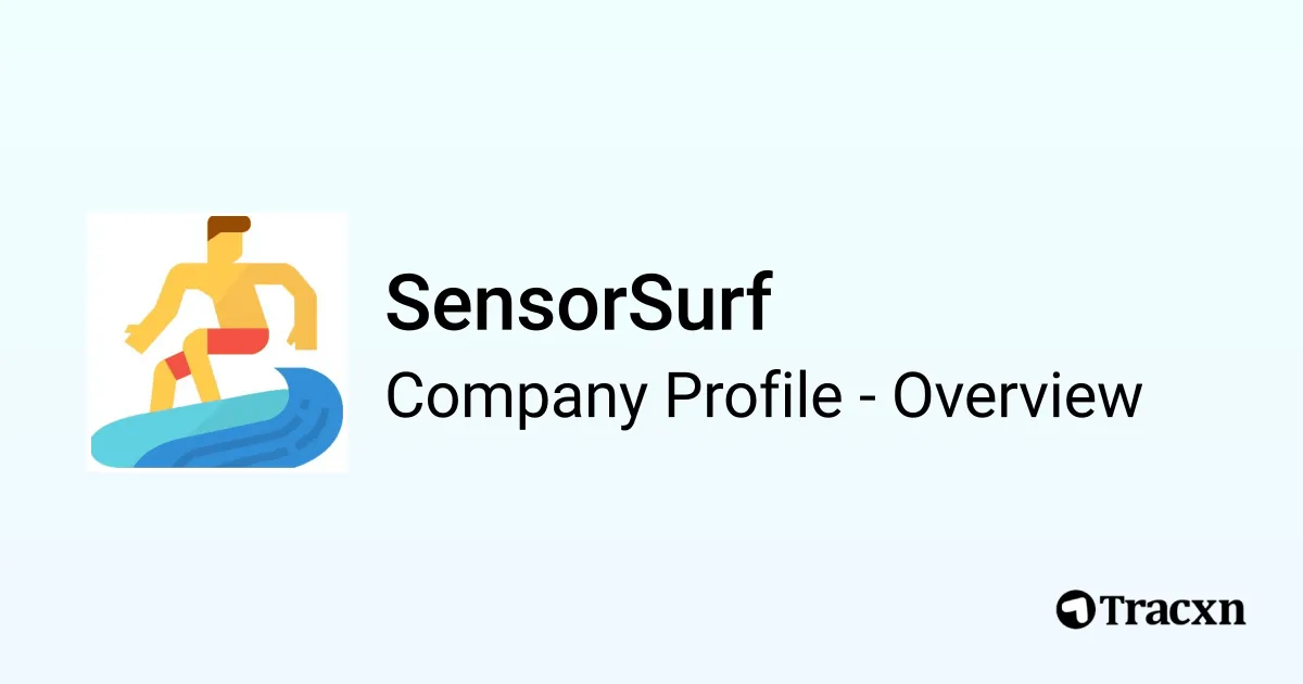 SensorSurf brand asset featured on tracxn.com