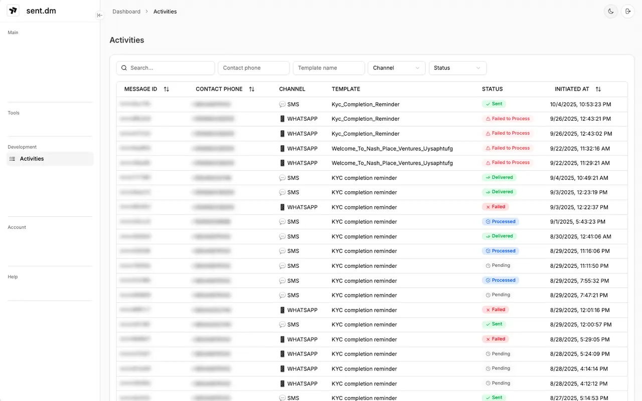 Sent brand asset featured on docs.sent.dm