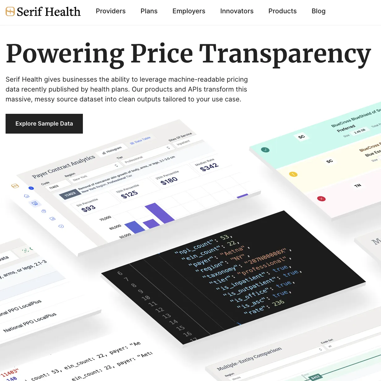Serif Health brand asset featured on serifhealth.com