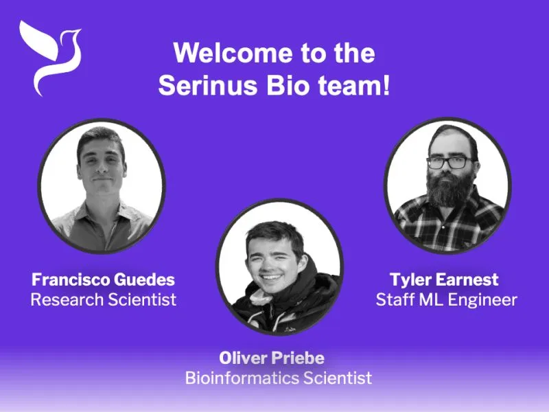 Serinus Biosciences brand asset featured on linkedin.com