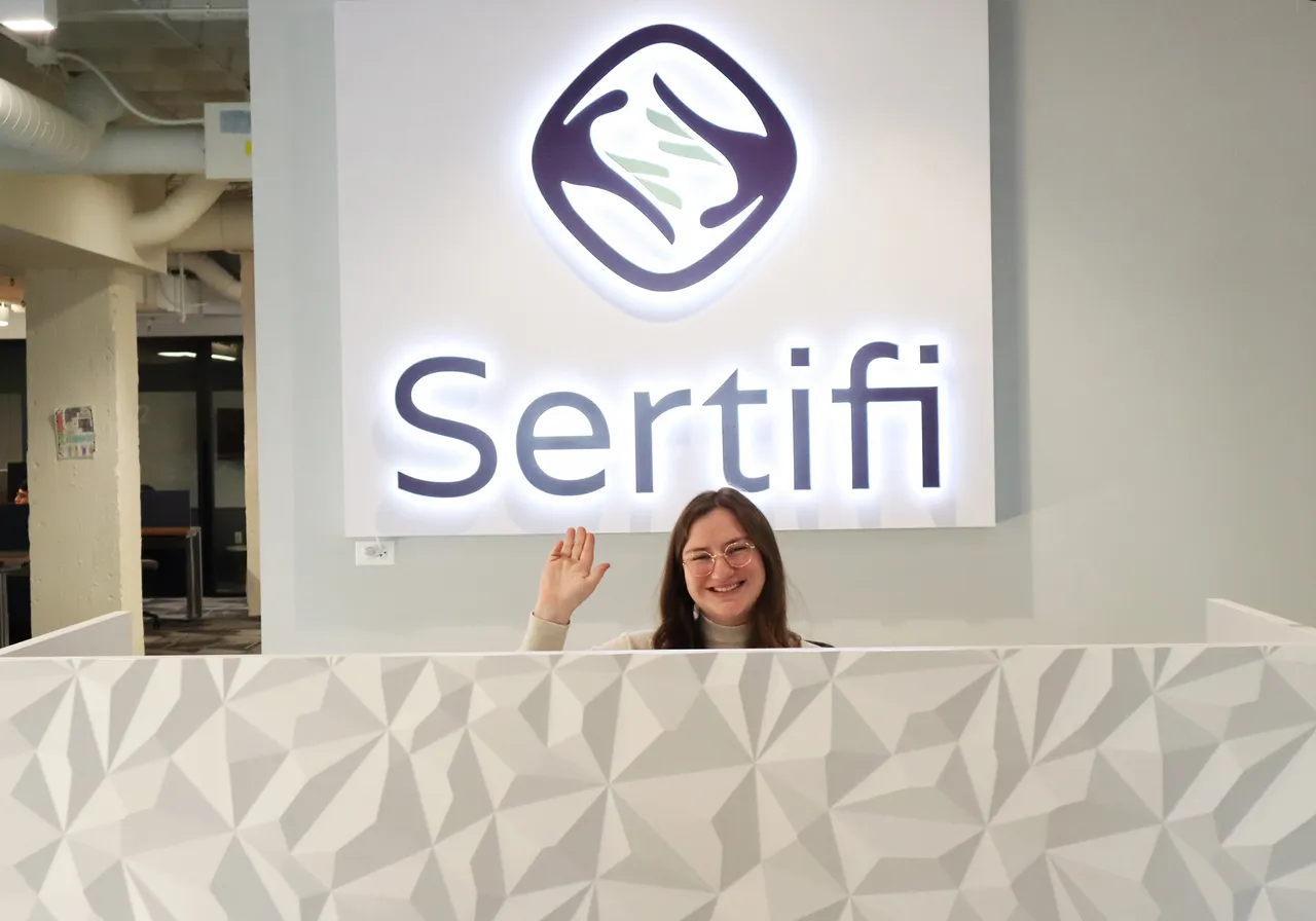Sertifi brand asset featured on corp.sertifi.com