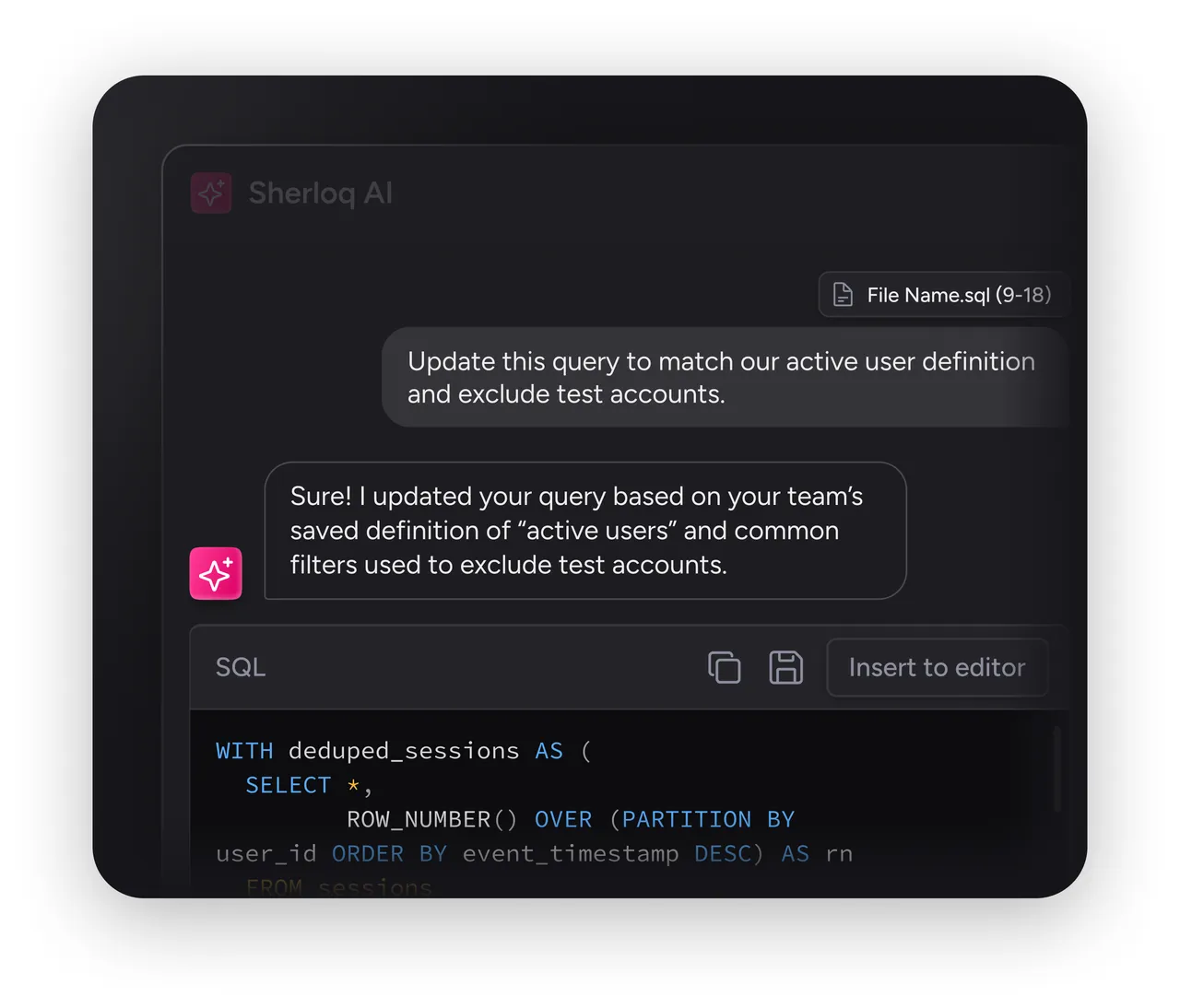 Sherloq brand asset featured on docs.sherloqdata.io