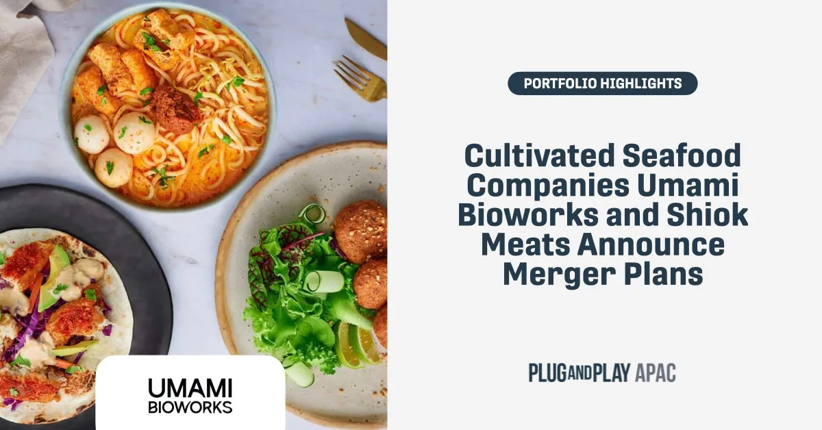 Shiok Meats brand asset featured on plugandplayapac.com