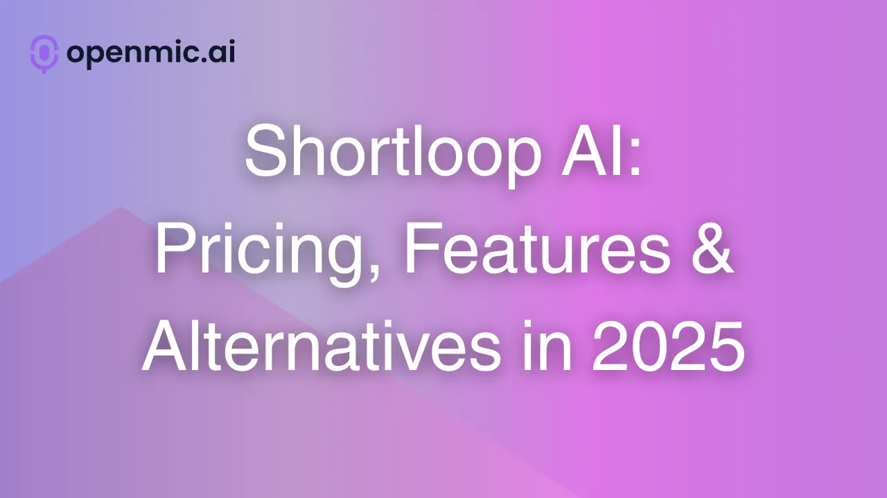 ShortLoop brand asset featured on openmic.ai