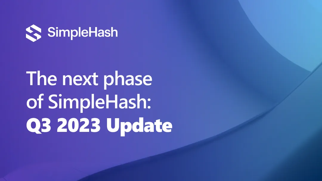 SimpleHash brand asset featured on simplehash.com