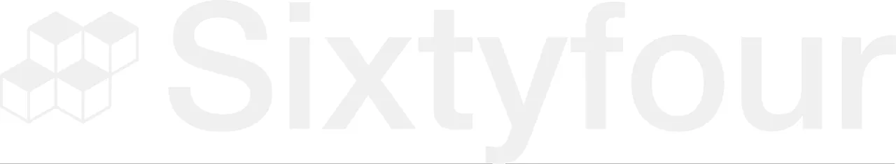 Sixtyfour brand asset featured on sixtyfour.ai