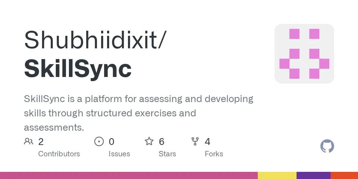 Skillsync brand asset featured on github.com