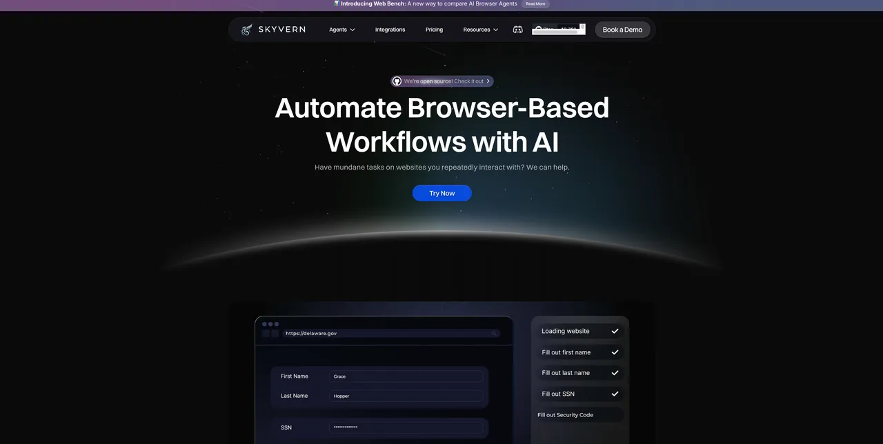 Skyvern brand asset featured on skyvern.com