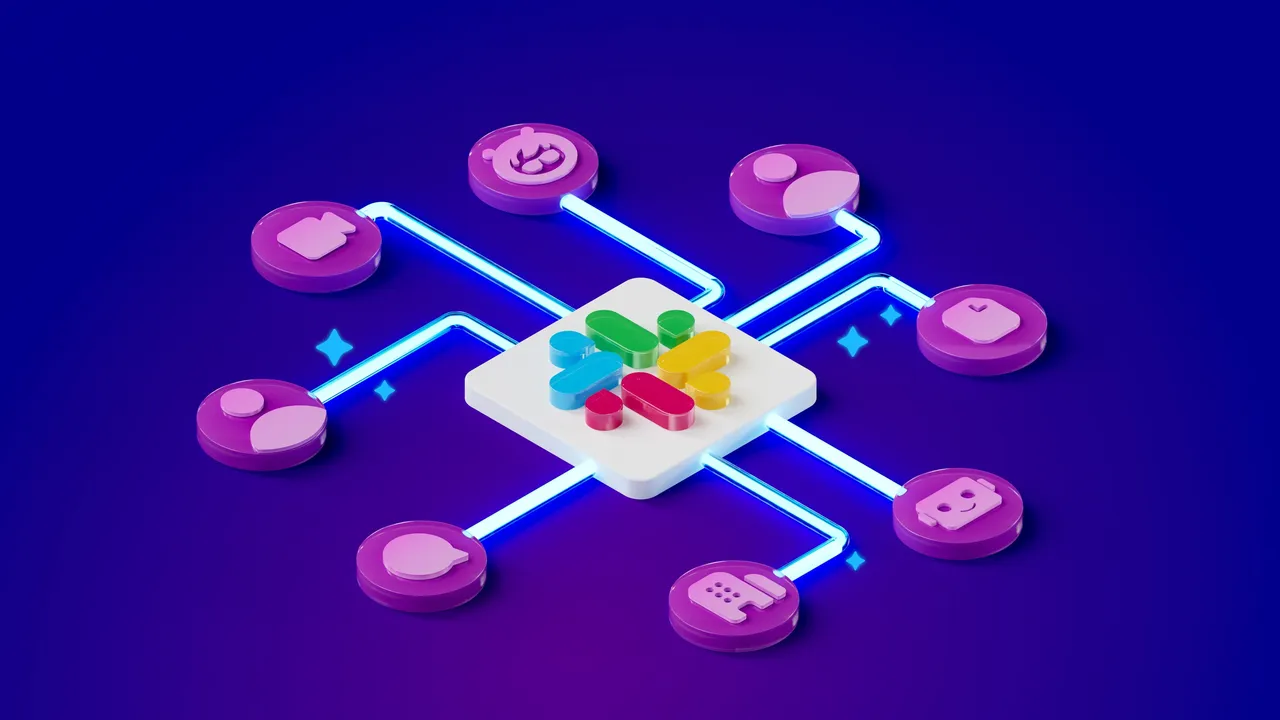 Slack brand asset featured on slack.com
