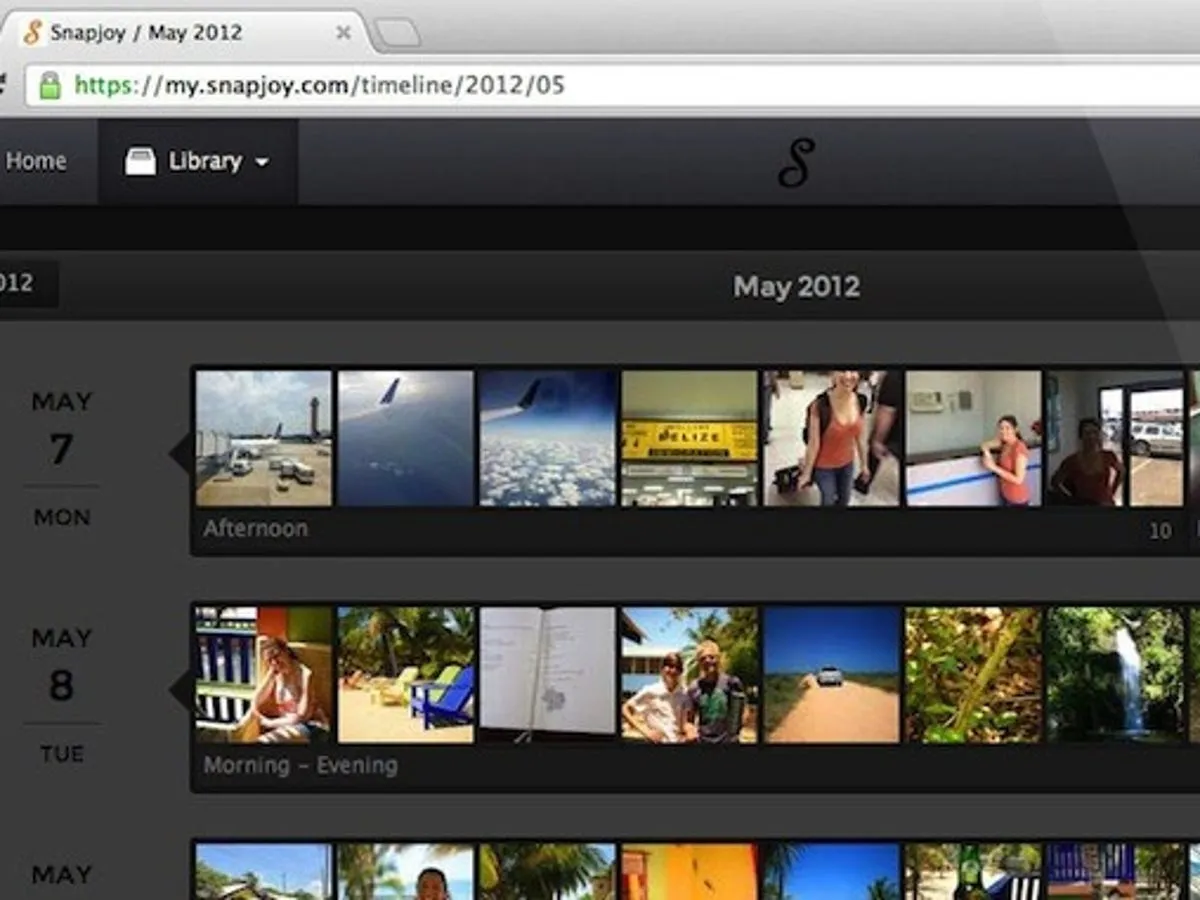 Snapjoy brand asset featured on cnet.com