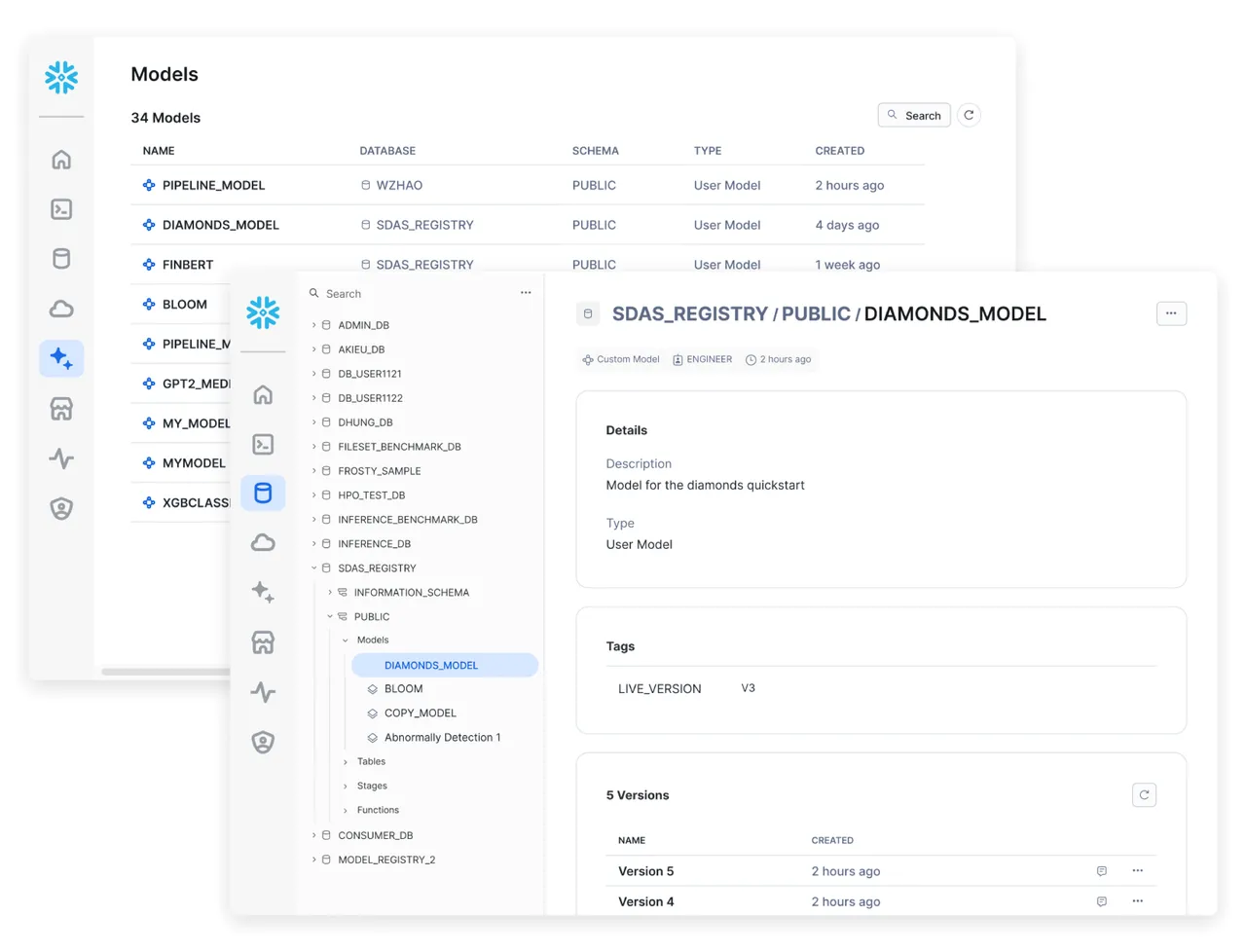 Snowflake brand asset featured on snowflake.com