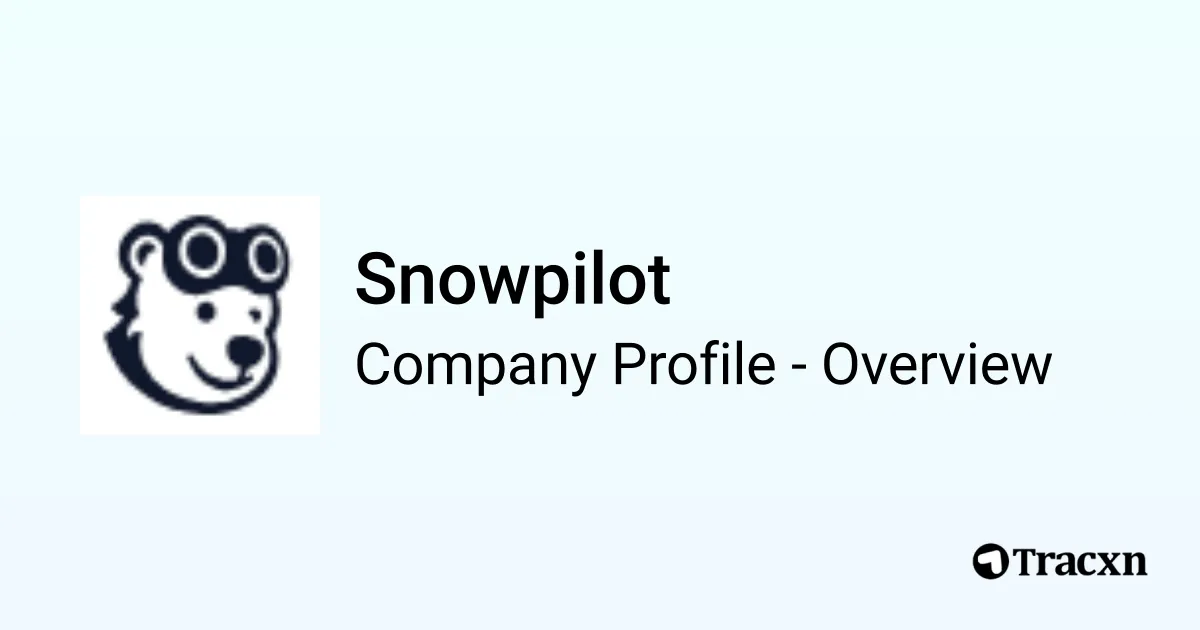 Snowpilot brand asset featured on tracxn.com