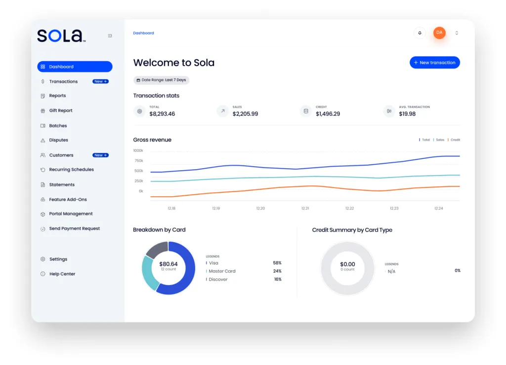 Sola brand asset featured on solapayments.com