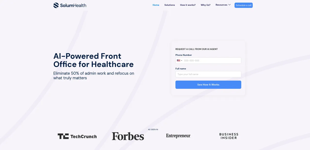 Solum Health brand asset featured on voiceaispace.com