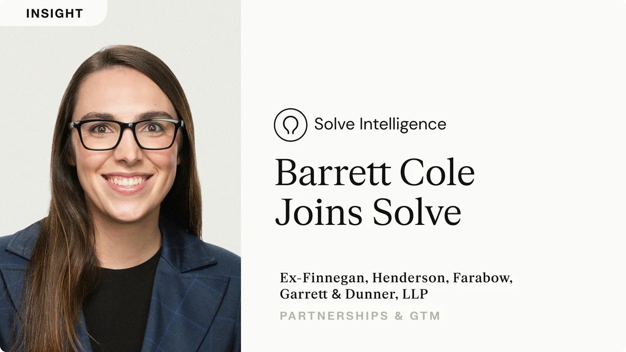Solve Intelligence brand asset featured on solveintelligence.com