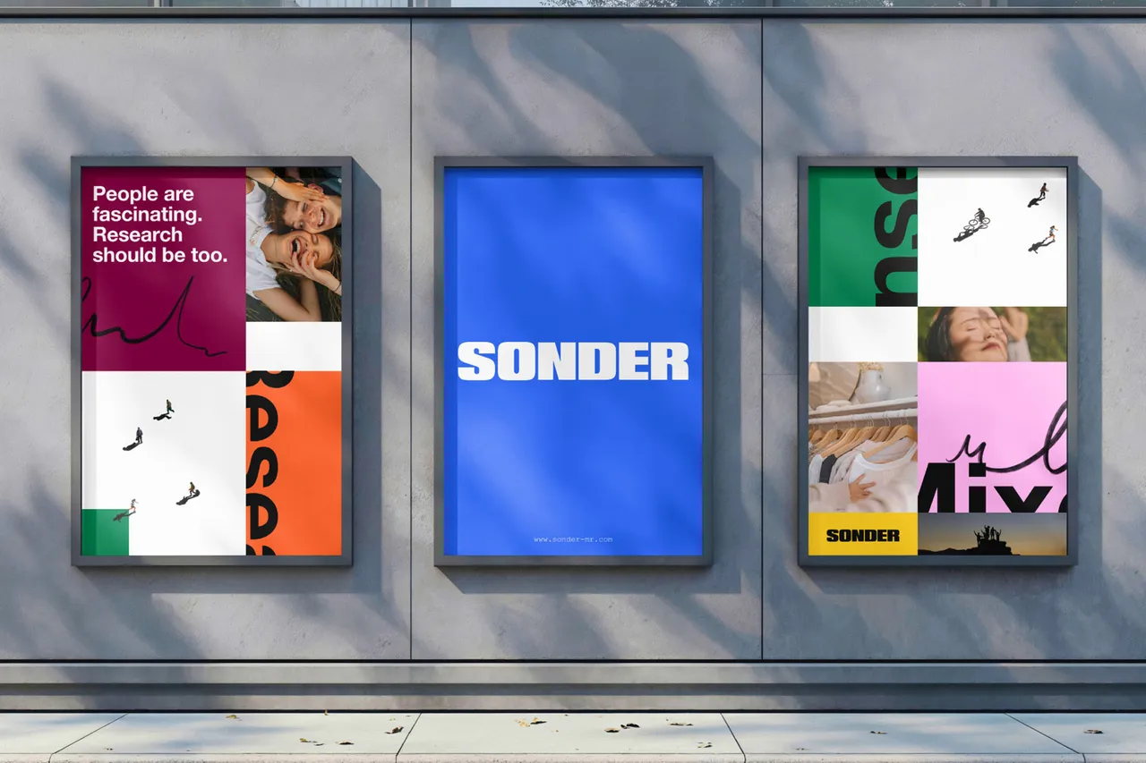 Sonder brand asset featured on the-brandidentity.com