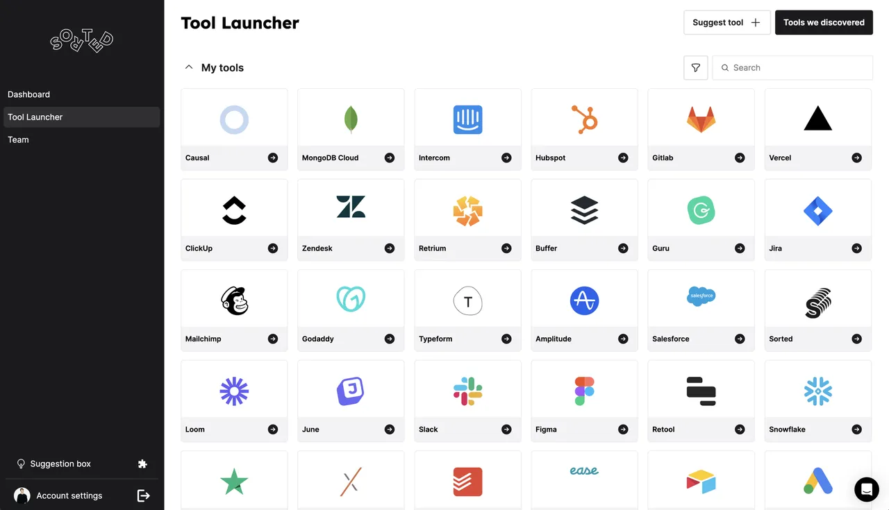 Sorted brand asset featured on sorted-lp.webflow.io