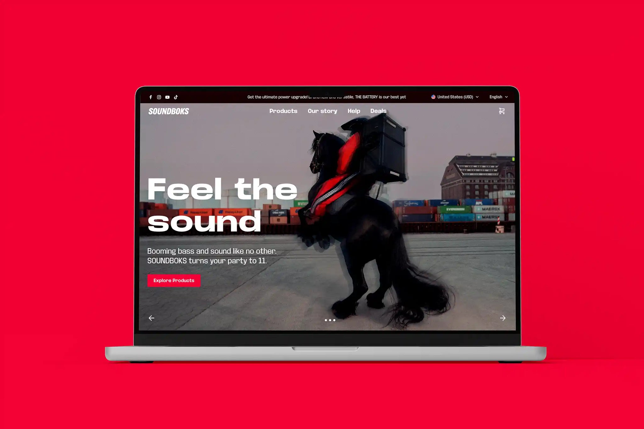 SOUNDBOKS brand asset featured on soundboks.com