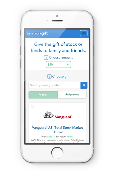 SparkGift brand asset featured on sparkgift.com