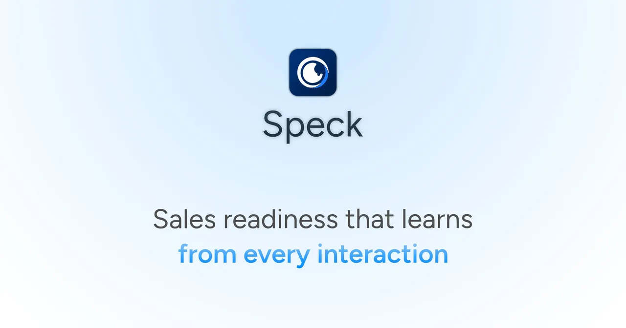 Speck brand asset featured on speck.sh