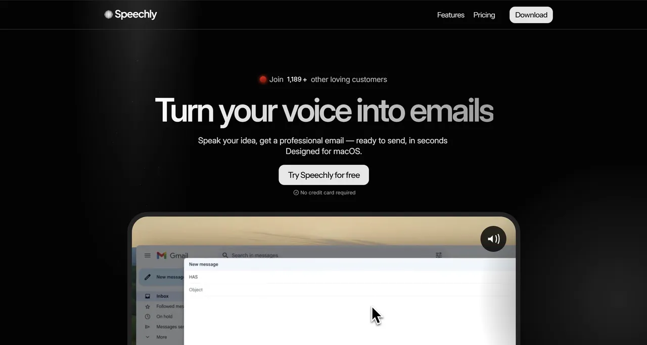 Speechly brand asset featured on voiceaispace.com