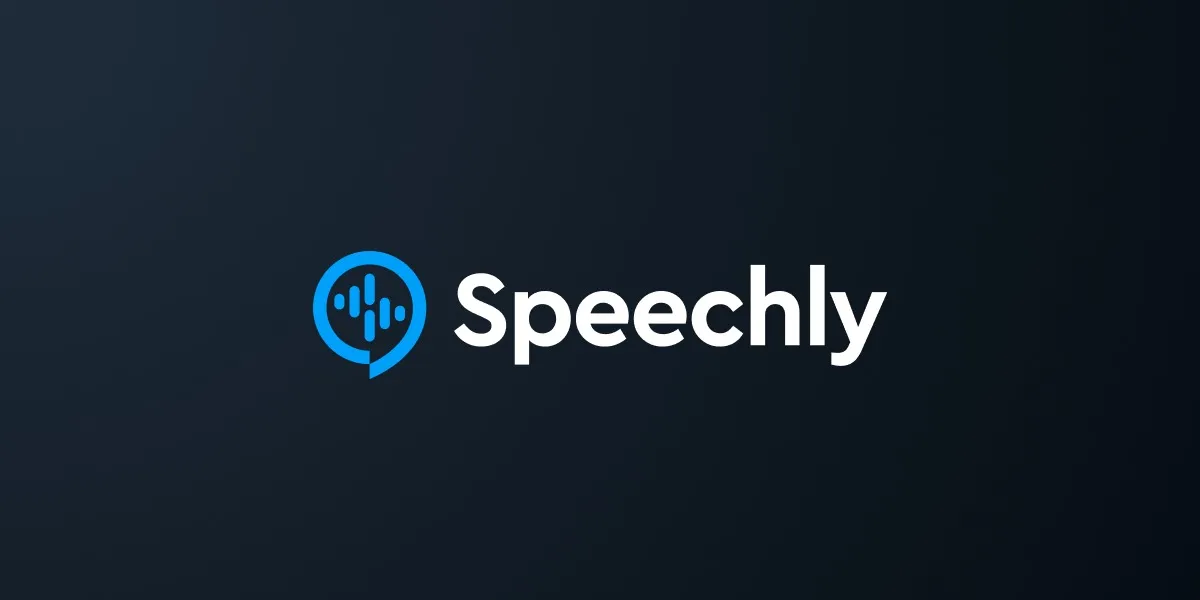 Speechly brand asset featured on pocketgamer.biz