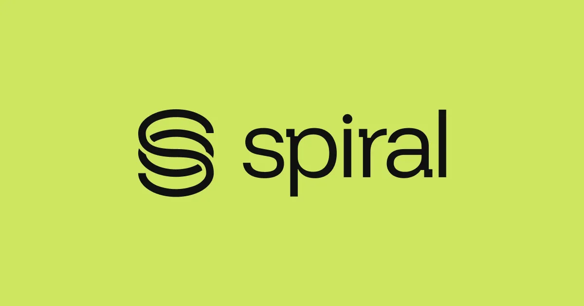 Spiral brand asset featured on spiraldb.com