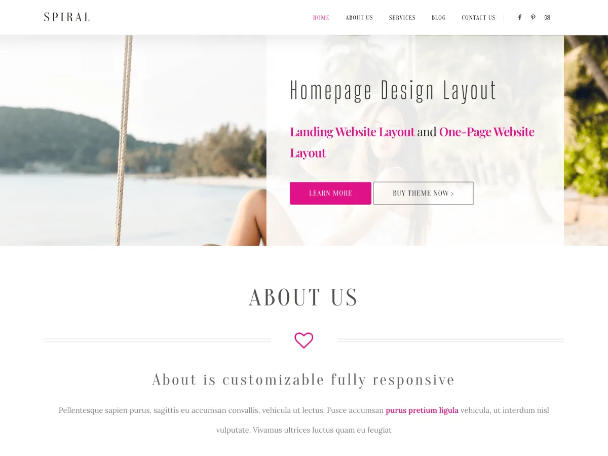 Spiral brand asset featured on wordpress.org