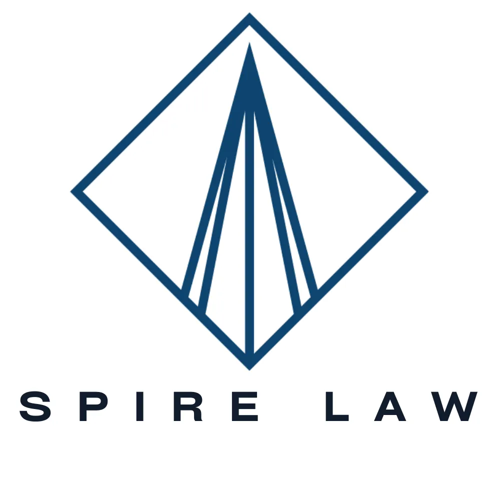 Spire Law brand asset featured on spirelawfirm.com