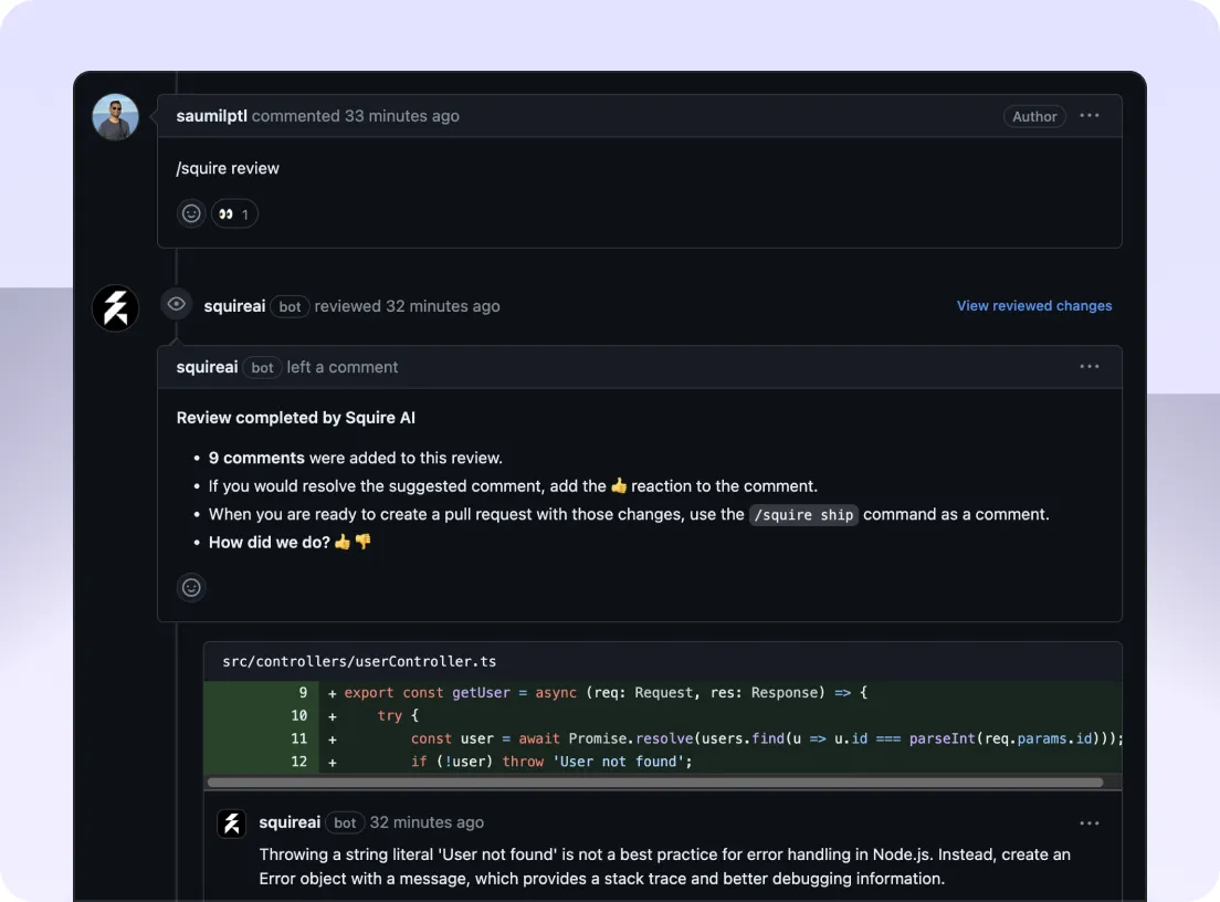 Squire.ai brand asset featured on squire.ai