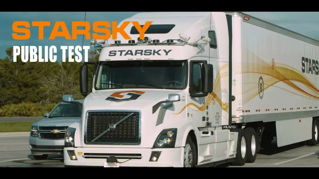 Starsky Robotics brand asset featured on medium.com