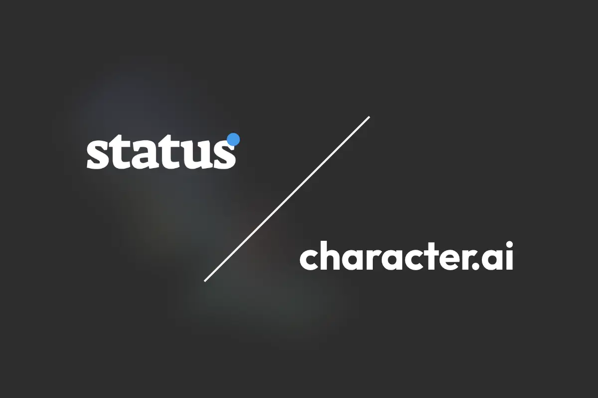 Status brand asset featured on statusai.com