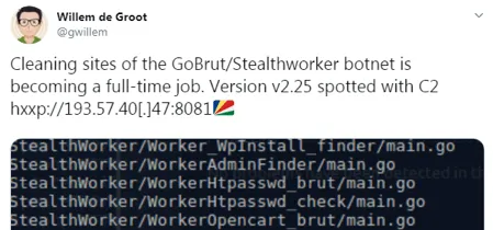 Stealth Worker brand asset featured on fortinet.com
