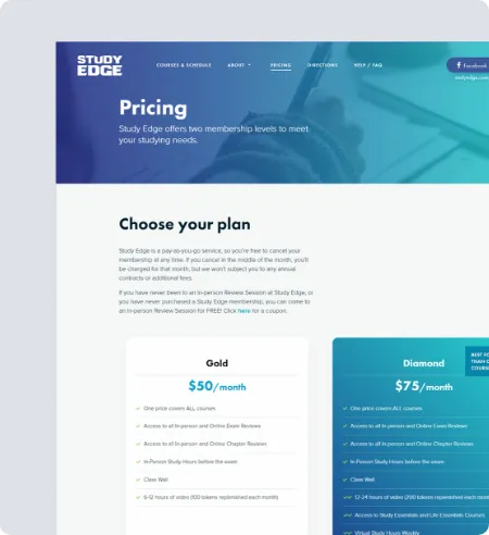 Study Edge brand asset featured on purelogics.com