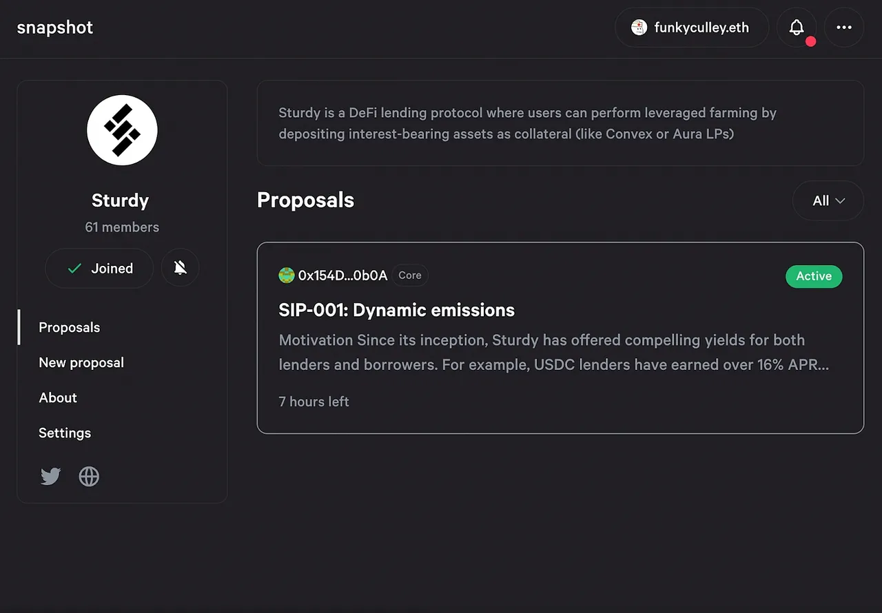 Sturdy brand asset featured on docs.sturdy.finance