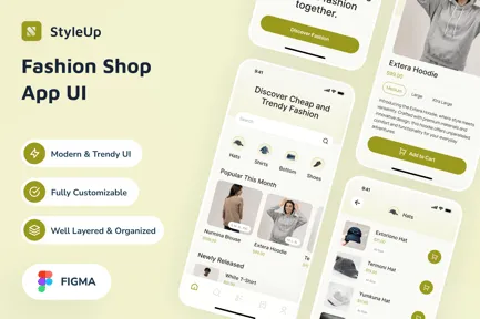 StyleUp brand asset featured on elements.envato.com