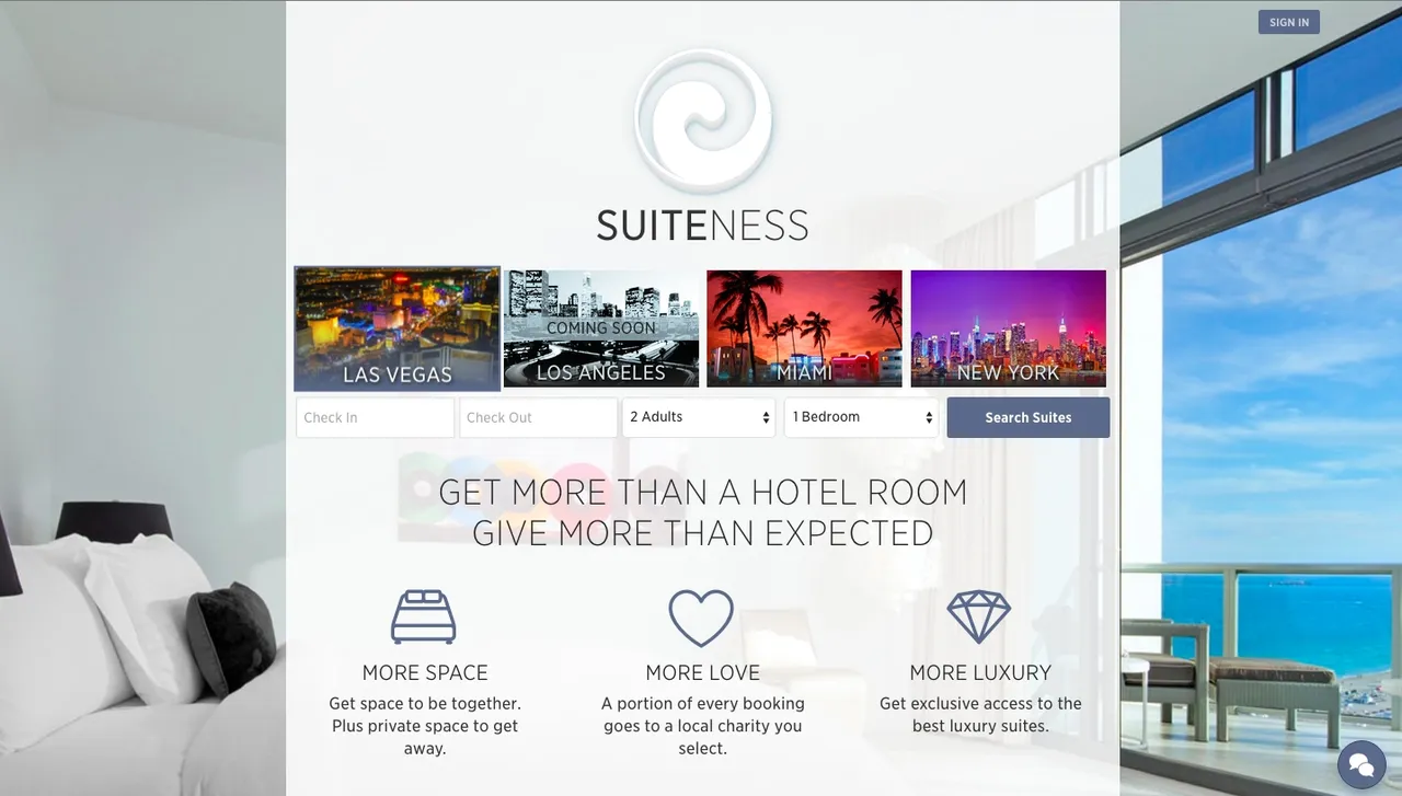Suiteness brand asset featured on tripsandgiggles.com