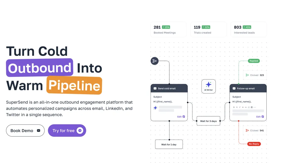 Super Send brand asset featured on skywork.ai